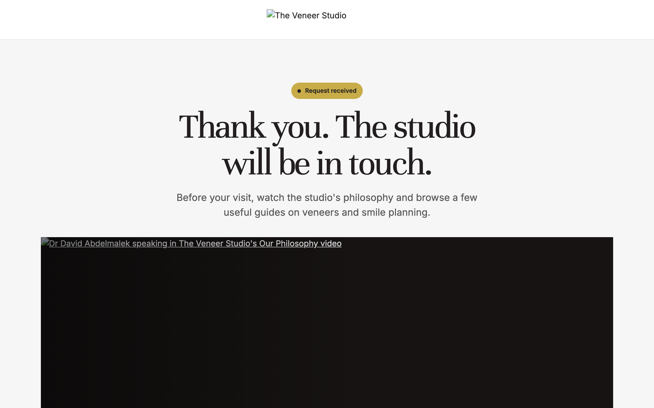 Confirmation page preview
