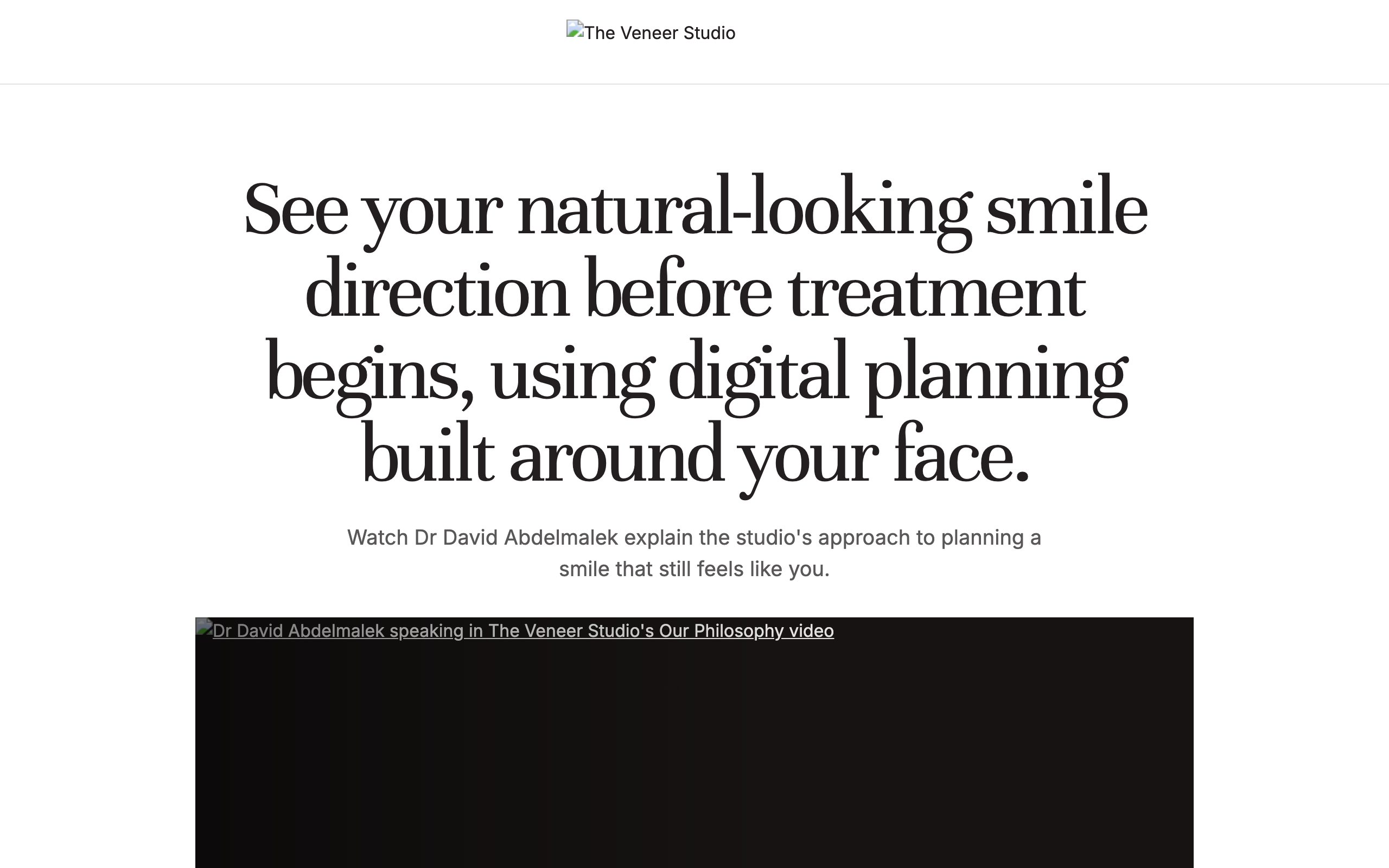 Landing page preview